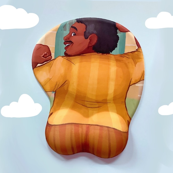 Magical Thicc Dad Squishy Booty Mousepad