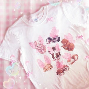 Fairy Puppies Soft Pastel Unisex T-Shirt