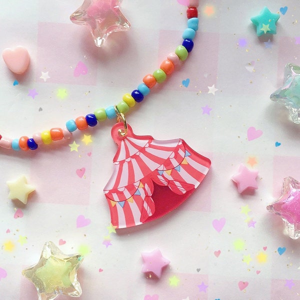 Collier ras de cou perlé Little Big Top