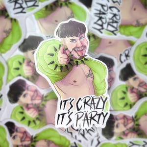 Käärijä Cha Cha Cha Eurovision Insprired Vinyl Sticker