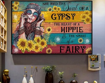 Hippie Sunflower Wallpaper Aesthetic
