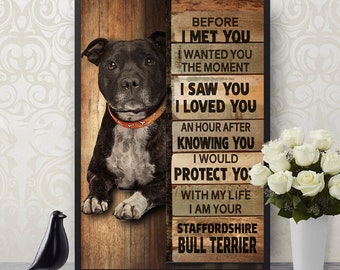 staffordshire bull terrier urn