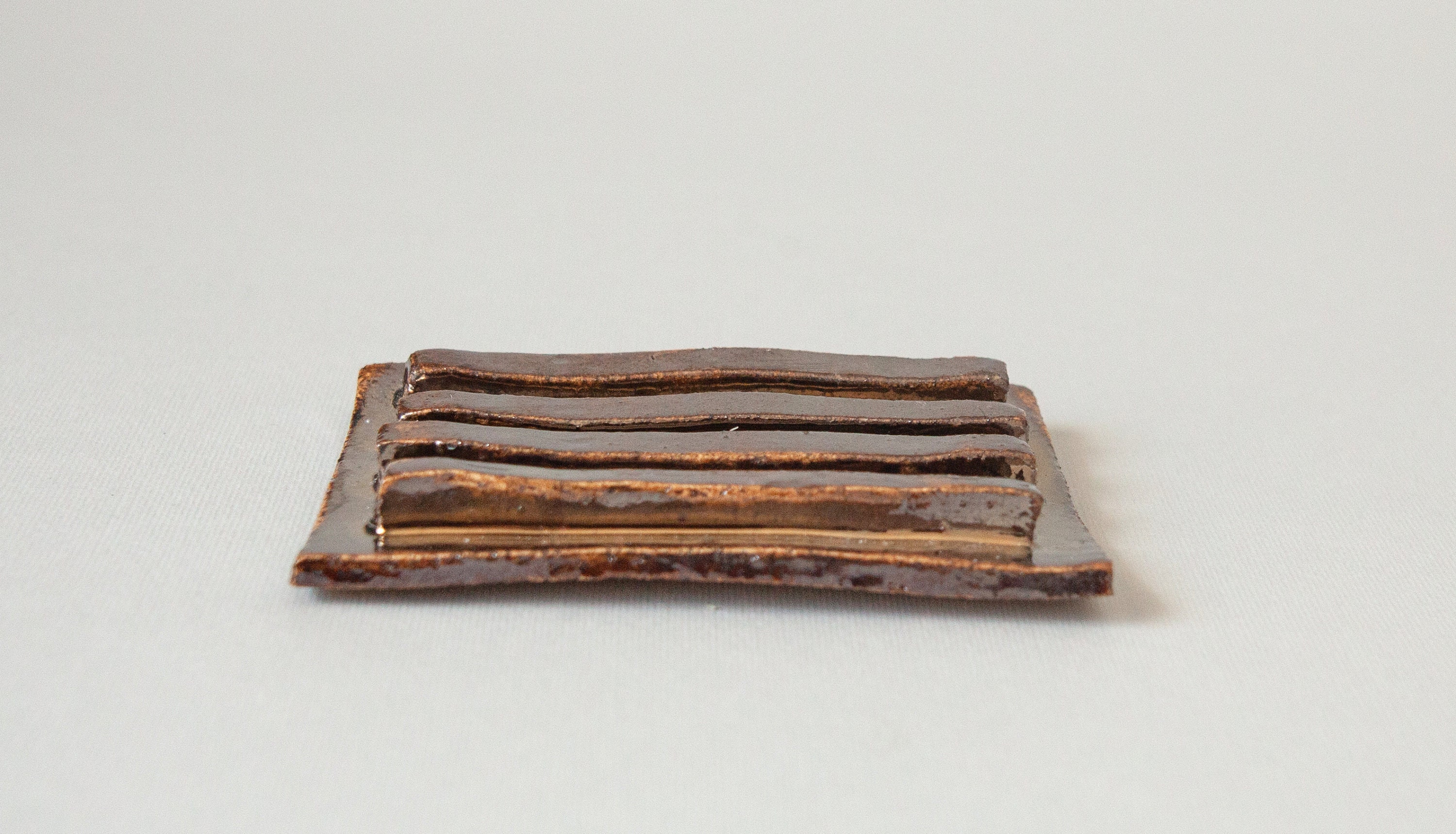 GOLD SOAP DISH Stoneware Etsy