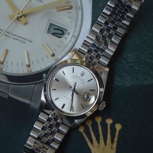 Rolex Air King 5700 Vintage Watch. Omega Patek Tag Heuer Jager Gift For Him Pilot Aviation AP Longines Brietling Anniversary Birthday