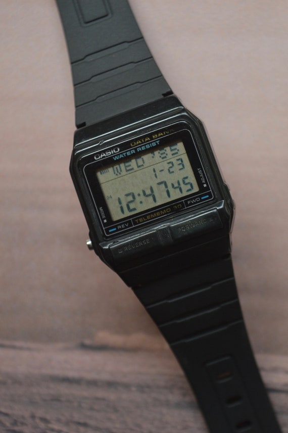 Rare Casio DB-31 Vintage Data Bank Watch. Tudor S… - image 3