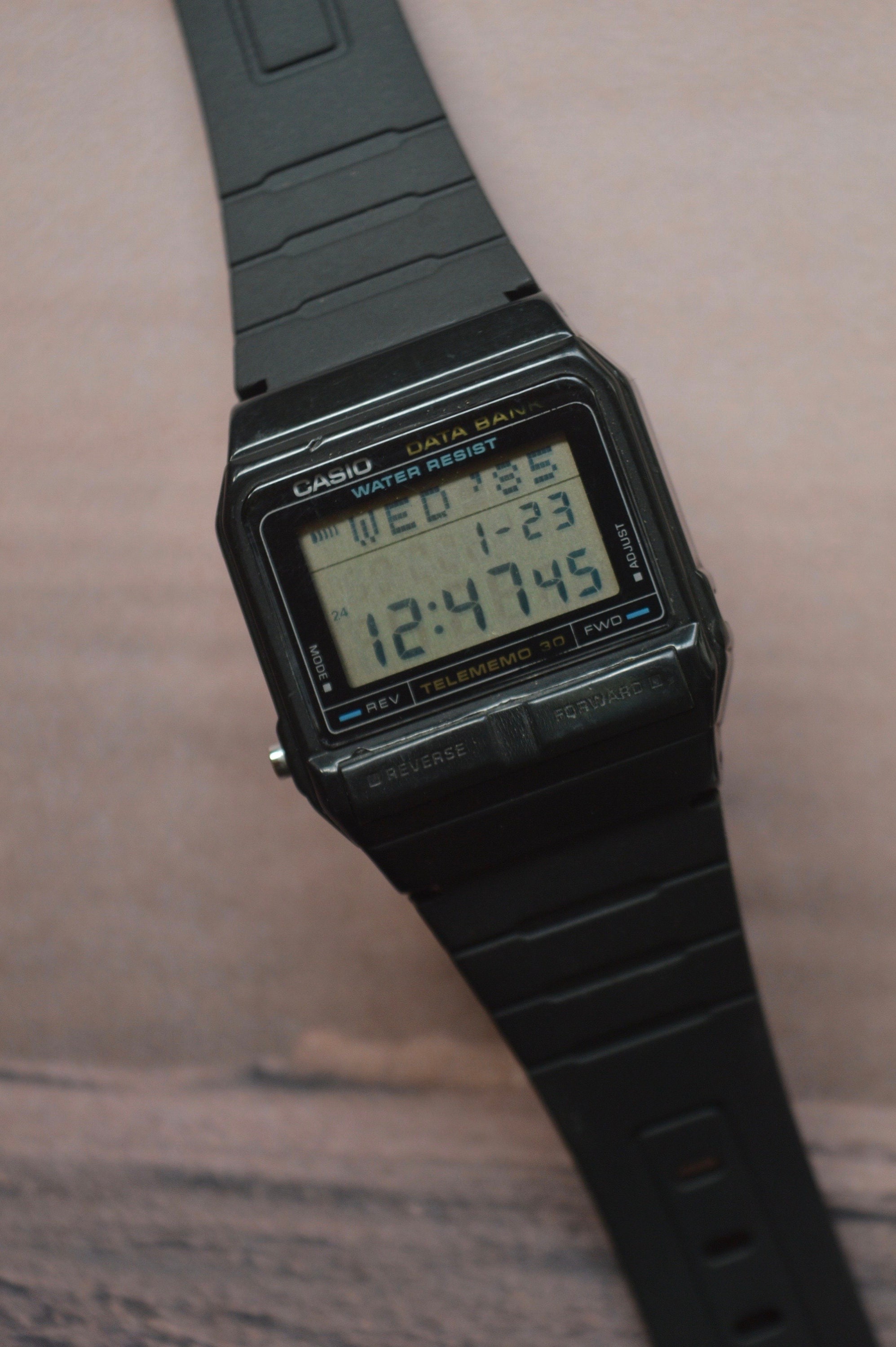 Rare Casio DB 31 Vintage Data Bank Watch. Tudor Seiko Citizen Digital Gift Ideas Birthday Anniversary Omega Rolex Tissot HMT Timex Etsy UK
