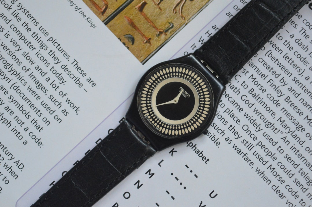 Vintage Swatch Skin Watch. Slim Retro Unique Fun Enjoyable Etsy