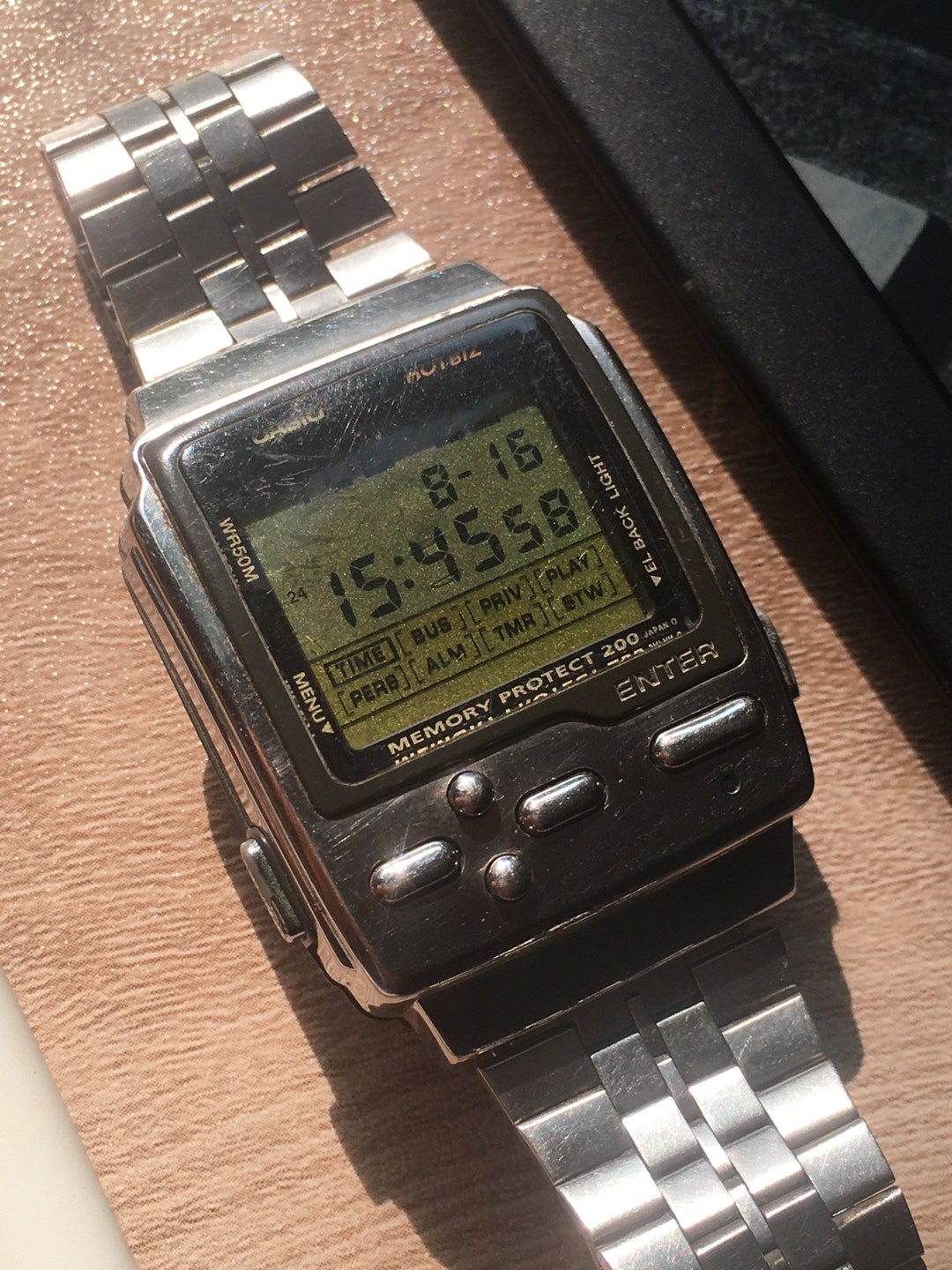 カシオ hotbizホットビズ データバンクDB-2000 デジタル腕時計-