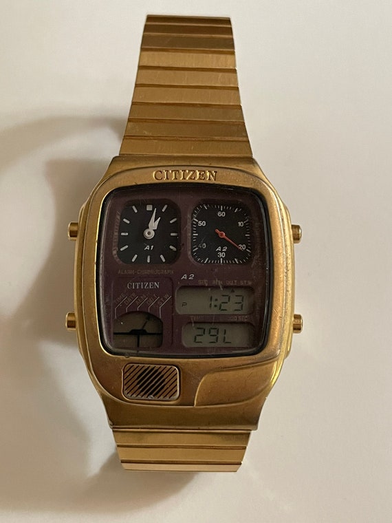 Citizen Ana Digi Vintage Watch. Retro Military Swiss Japanese - Etsy