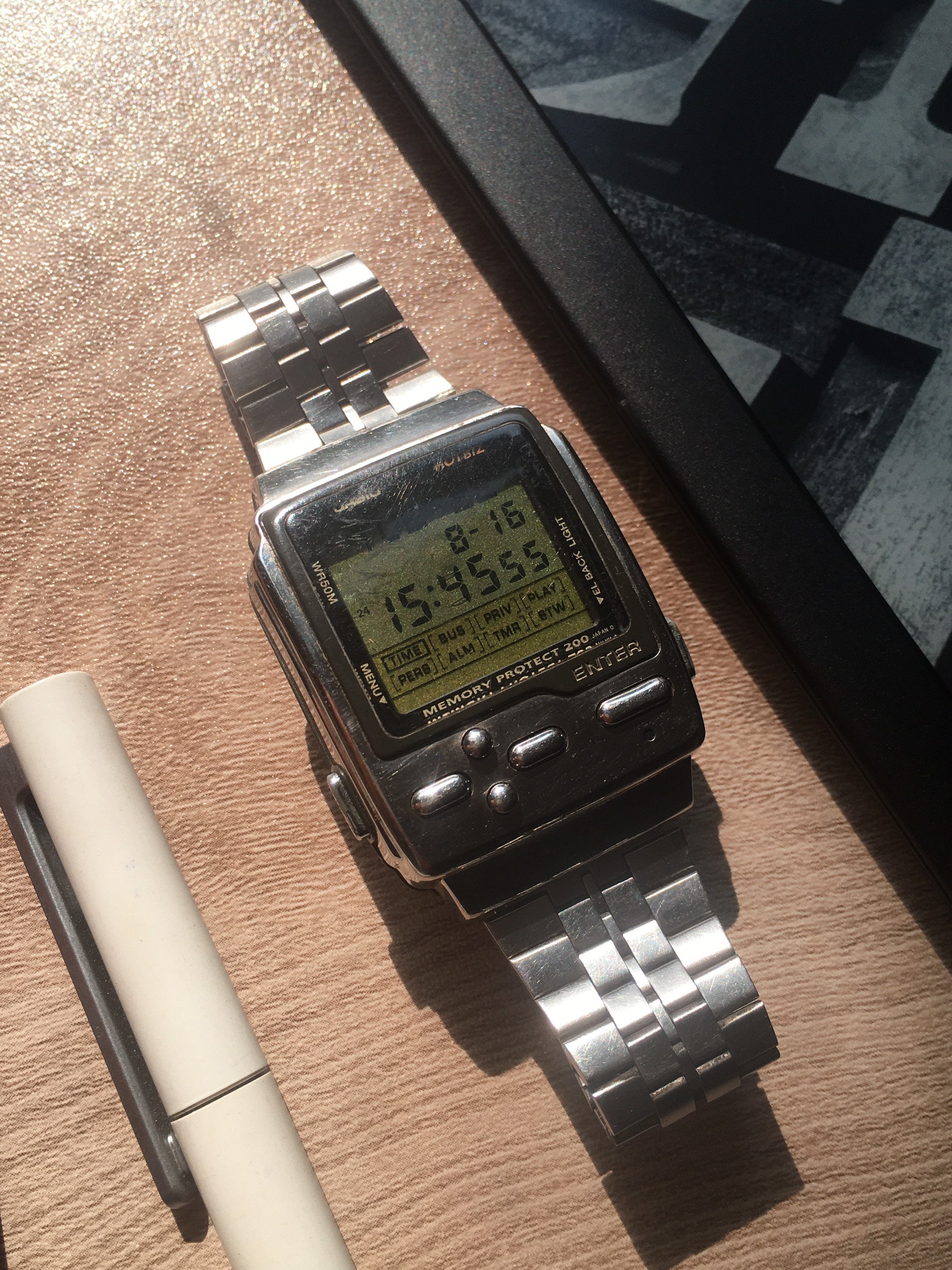 Casio Data Bank HOTBIZ Rare Vintage Watch DB2000. Gift for Him - Etsy