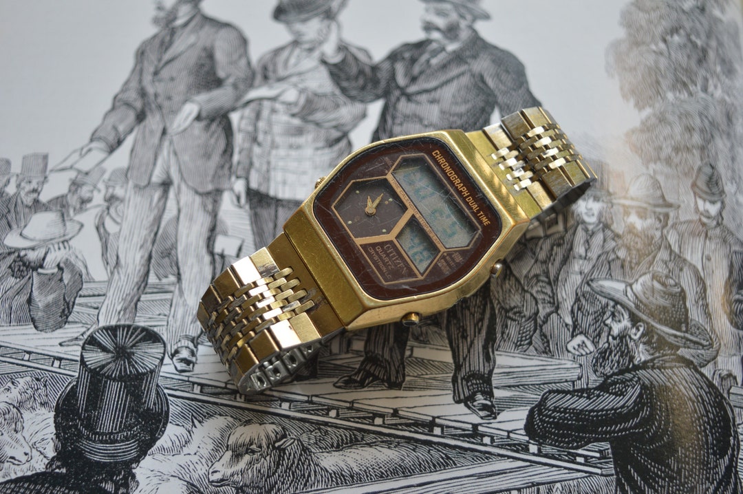 Citizen Ana Digi Vintage Watch. Casio Vintage Retro Christmas