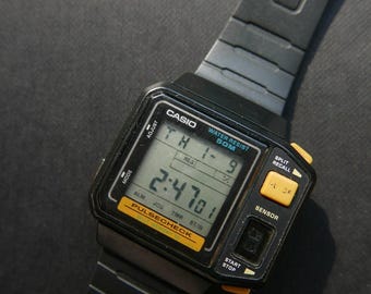 Casio AL-180 Solar Vintage Digital Watch Made in Japan Casio AL-180 Solar Vintage Digital Watch Made in Japan