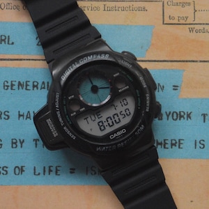 Casio CPW-110 Vintage Prayer Compass Watch. Retro Seiko Citizen Birthday Christmas New Year Gift Ideas Omega Army Military Timex Tissot