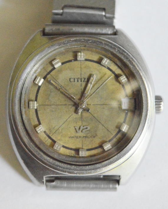 Buy Rare Vintage Citizen V2 Watch. Seiko Tissot Omega Casio Retro Online in  India - Etsy