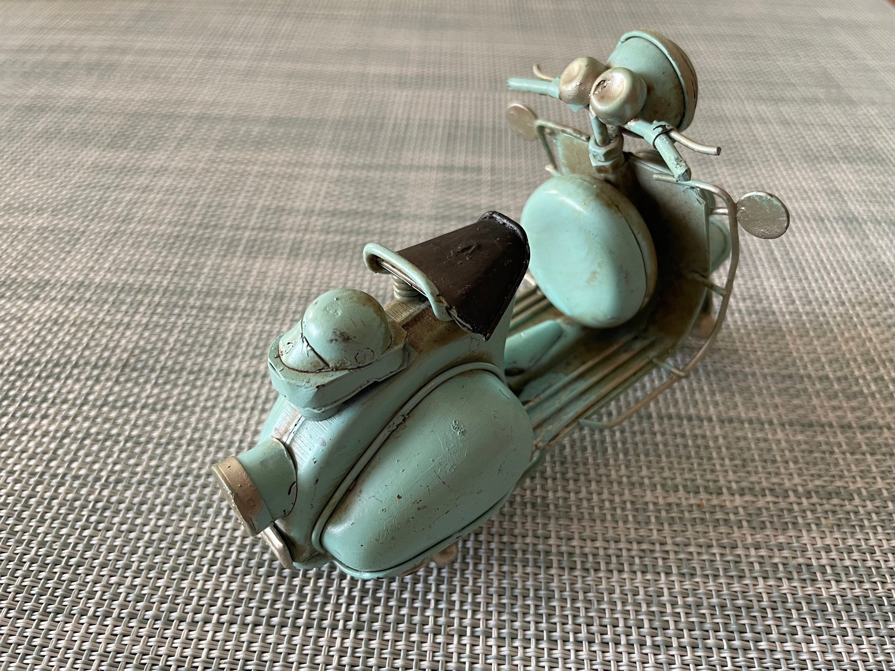 Vintage Motorcycle Scooter Miniature Model Stock Photo 573039808