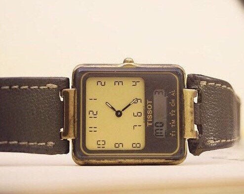 Rare Tissot Two Timer Vintage Watch. Seiko Omega Casio Citizen