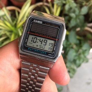 Casio AL-180 Batteryless. Vintage Retro Military Army Pilot Swiss