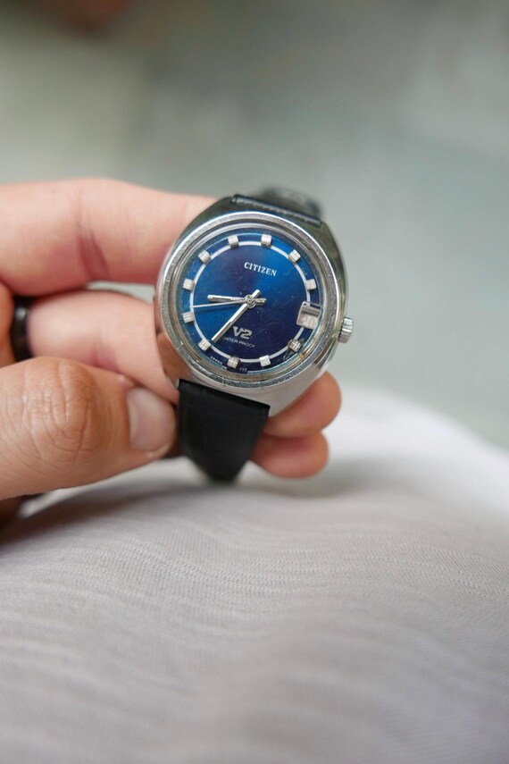 Buy Rare Vintage Citizen V2 Watch. Seiko Tissot Omega Casio Retro 