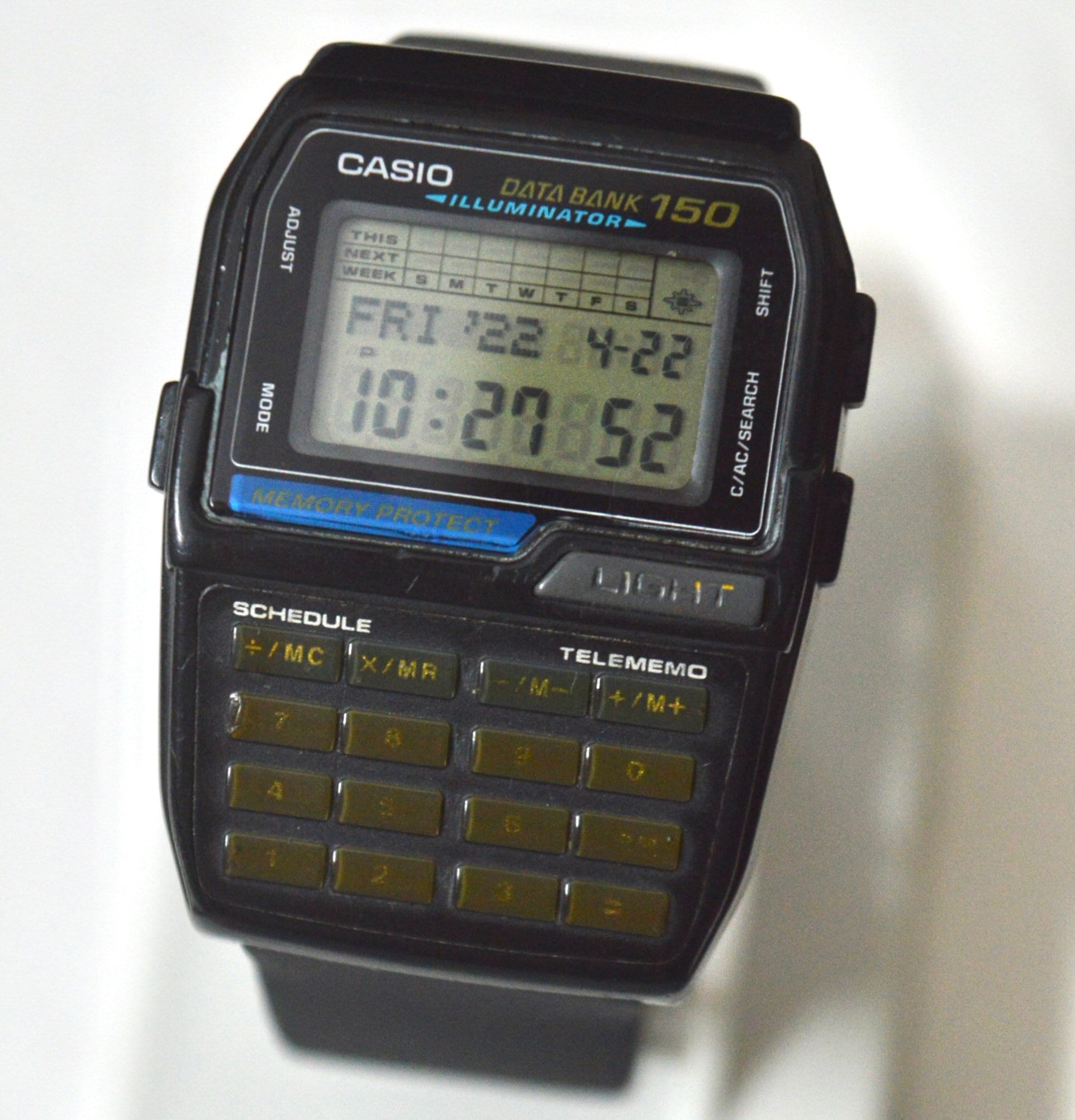 Casio Vintage Calculator Watch. Rare Pilot - Etsy