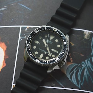 Furbo 自動巻き時計 seiko orient citizen tissot Citizen Surf Timer Diver Vintage Watch. Seiko Tissot Gift