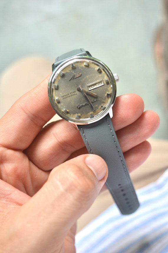Mido Commander Vintage watch. Seiko Tissot Omega … - image 8