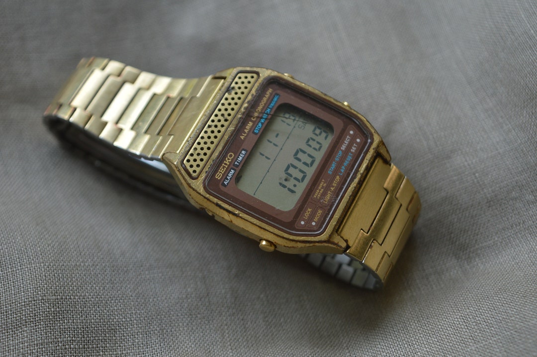 Seiko Vintage Digital Watch. Citizen Casio Timex Tissot Omega Etsy