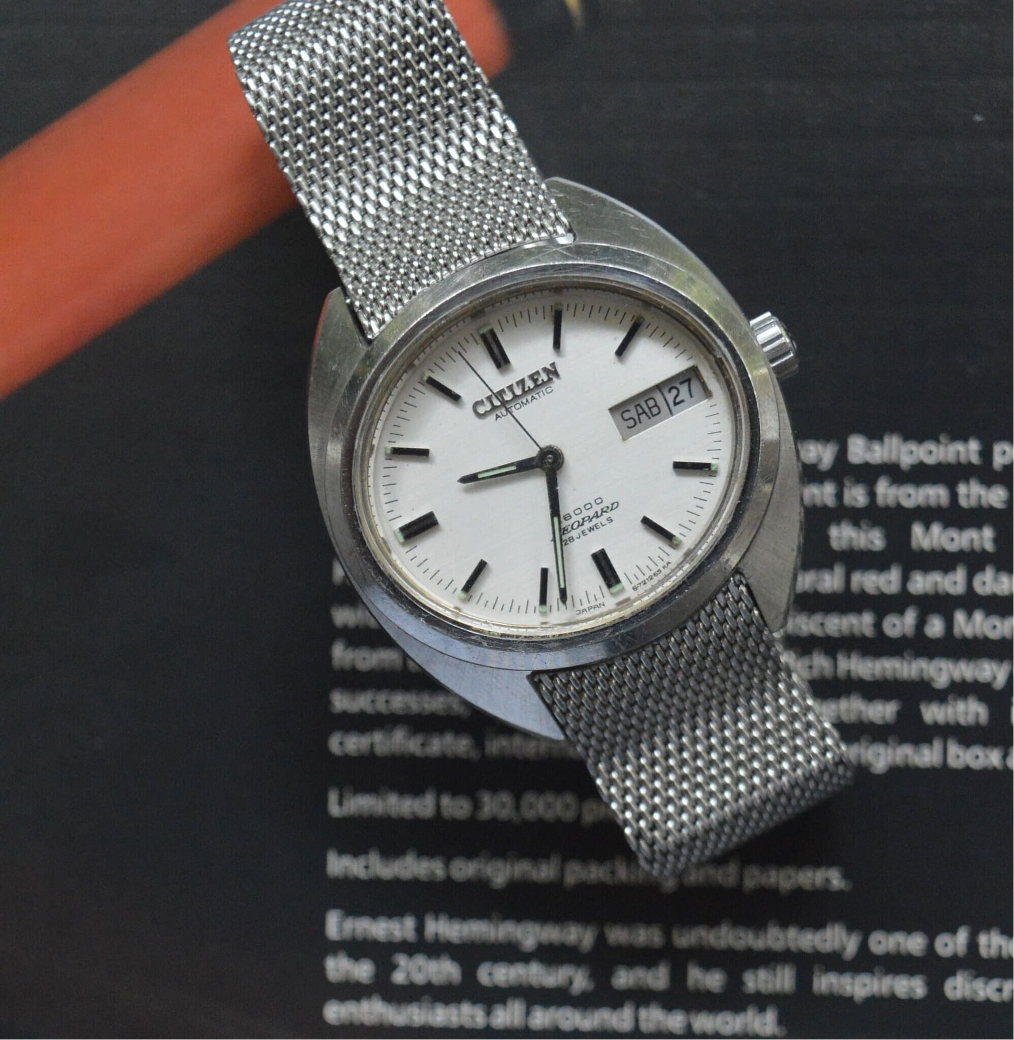 Citizen Leopard Vintage Automatic Hi-beat Wrist Watch. Retro Citizen Leopard Vintage Automatic Hi-beat Wrist Watch. Retro
