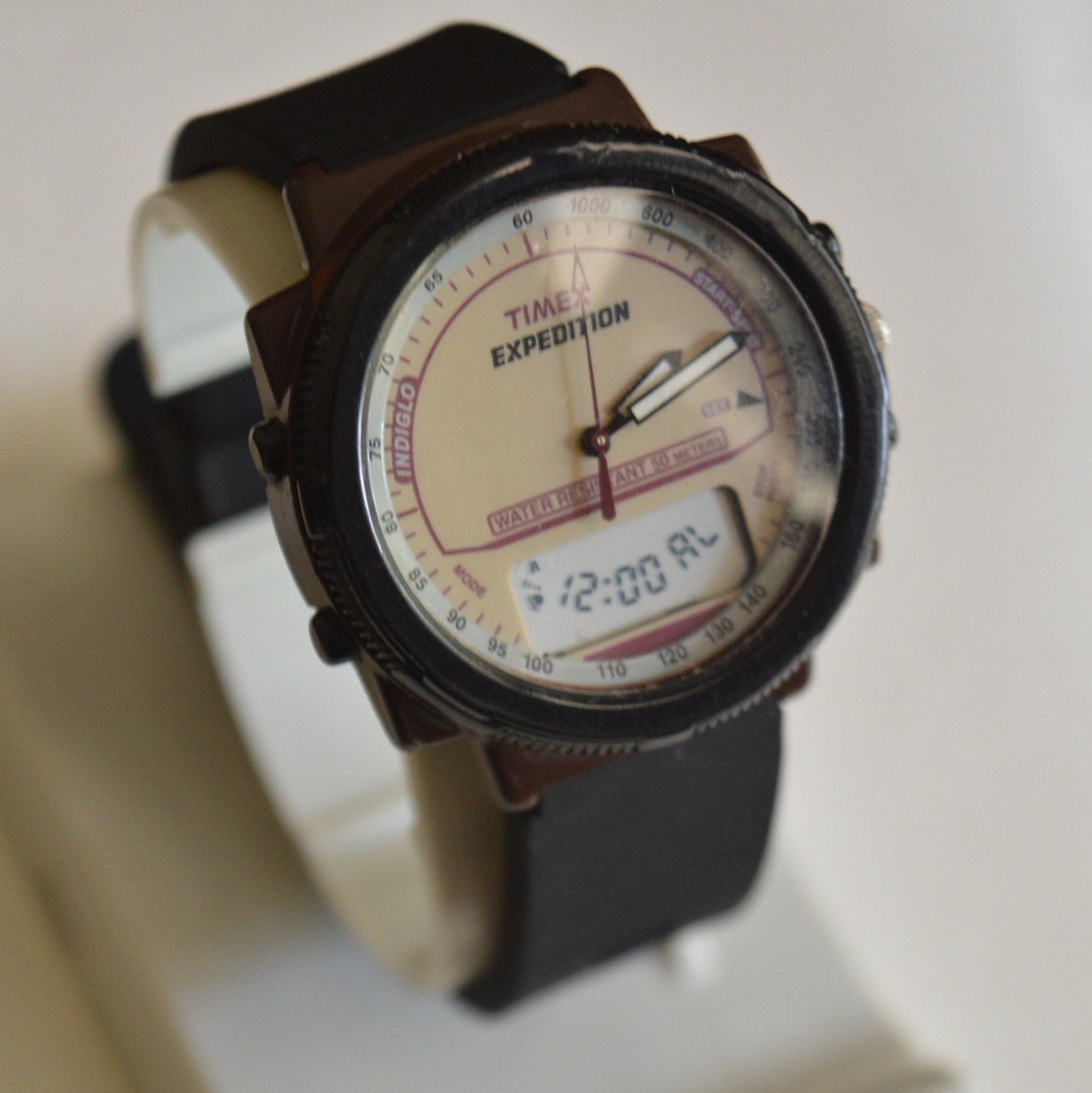 Rare Timex Zulu Expedition Vintage Watch. Seiko Tissot Omega Etsy