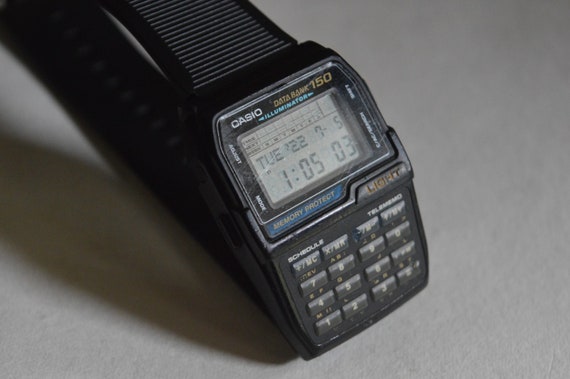 Reloj calculadora Casio DBC 150. Ideas de regalos vintage Seiko Citizen  Omega Tissot Música retro Timex Cumpleaños Aniversario Escuela Alba Lorus -   México