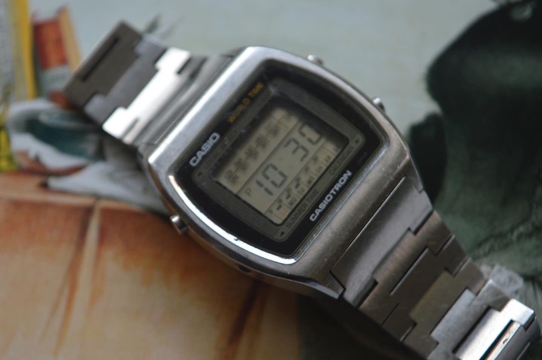 Buy Casiotron Worldtime Vintage Watch. Retro Seiko Casio Omega