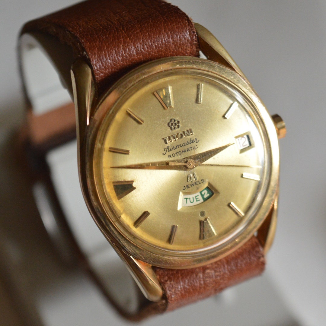 Rare Titoni Airmaster Watch. Swiss Made Rolex RADO Omega Seiko - Etsy