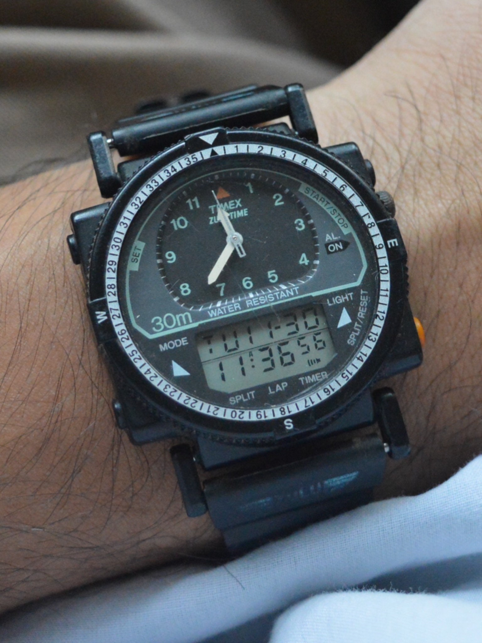 Rare Timex Zulu Time Vintage Watch. Seiko Tissot Omega Rolex Etsy