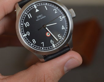 DWC Military Automatic Watch. Seiko Dirty Dozen Omega Rolex HMT Swatch Gift for Men Ideas Birthday Anniversary Vintage Retro longines Tudor