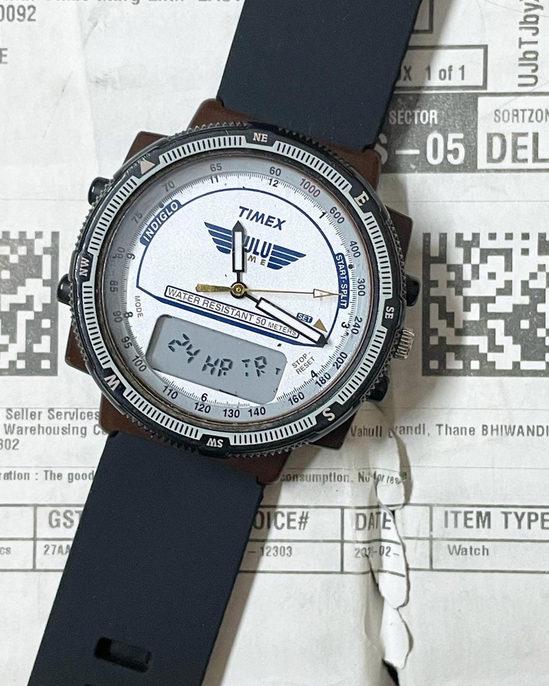 Rare Timex Zulu Expedition Vintage Watch. Seiko Tissot Omega Etsy Canada