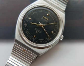 HMT Sanjay Watch. Vintage Seiko Tissot Omega Hamilton Pilot Birthday Anniversary Rolex Black Retro India Citizen Tudor Timex Casio
