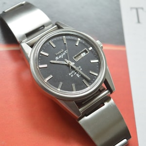 Rare Hmt Rajat Automatic Watch. Seiko Vintage Tissot Rolex Retro Gift Ideas Him Anniversary Birthday Friends Military History India Casio