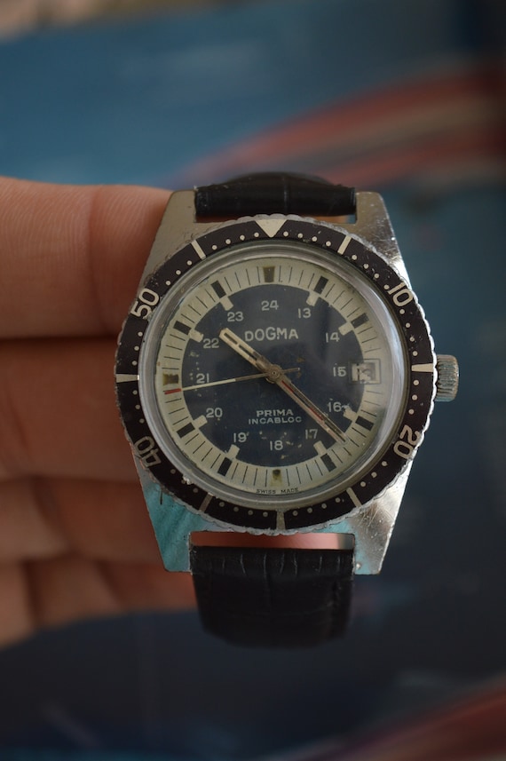Reloj vintage Dogma Swiss Diver. Casio Retro Navidad Omega Rolex