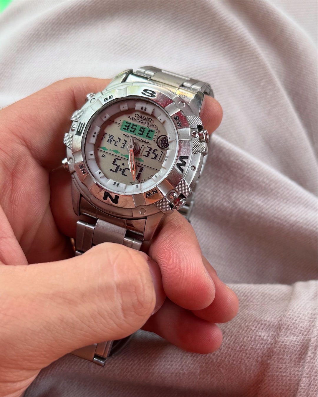 Reloj Casio Fishing Gear Amw Casio Amw 706 Reloj Casio Para