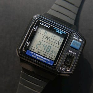 激レア中古動品◇JP-100W◆カシオ パルスチェック スプリットメモリー◇脈拍 激レア中古動品◇JP-100W◇カシオ パルスチェック スプリット