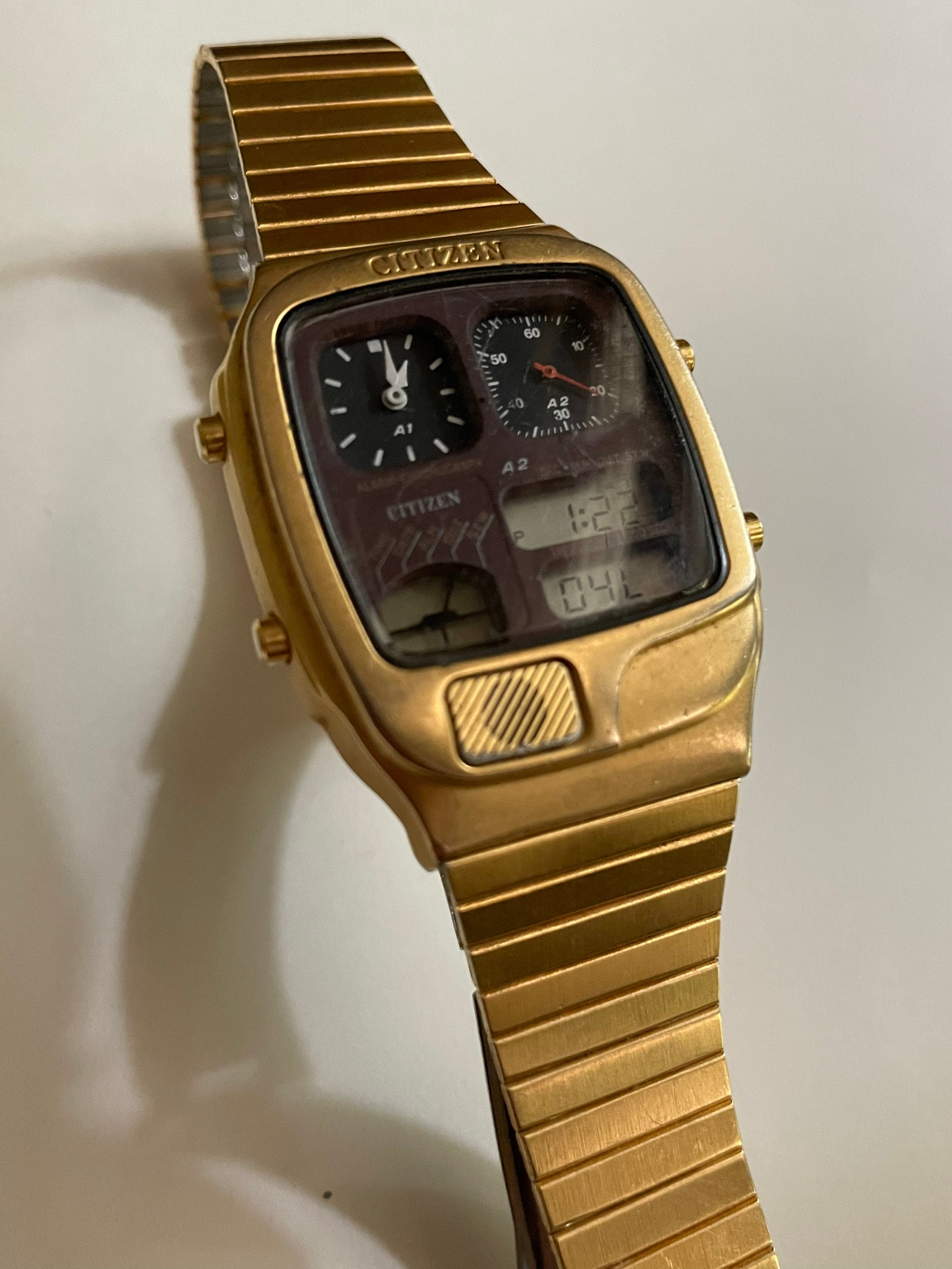 Citizen Ana Digi Vintage Watch. Retro Military Swiss Japanese Etsy