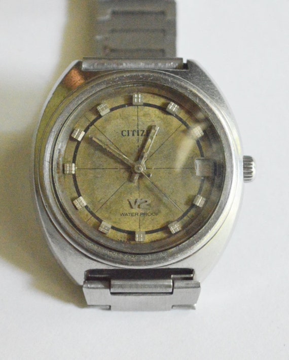 snor Oefenen Induceren Rare Vintage Citizen V2 Watch. Seiko Tissot Omega Casio Retro - Etsy