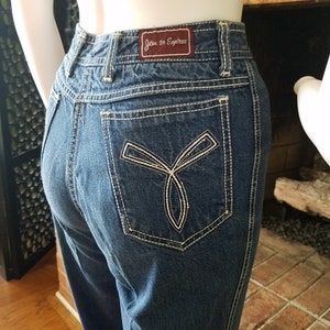 High waist jeans/ vintage 70&#39;s jeans/ Jean St. Esprer/ high rise jeans/ hippie/ boho