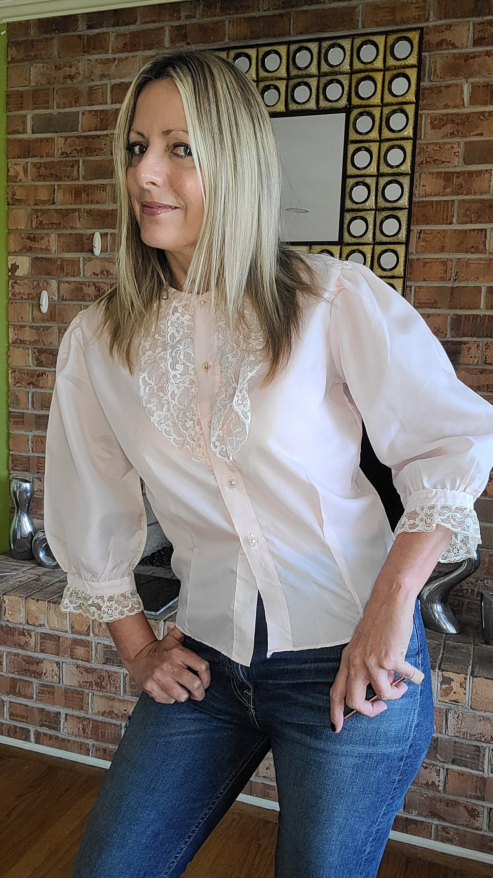 60s Peasant Top - Etsy