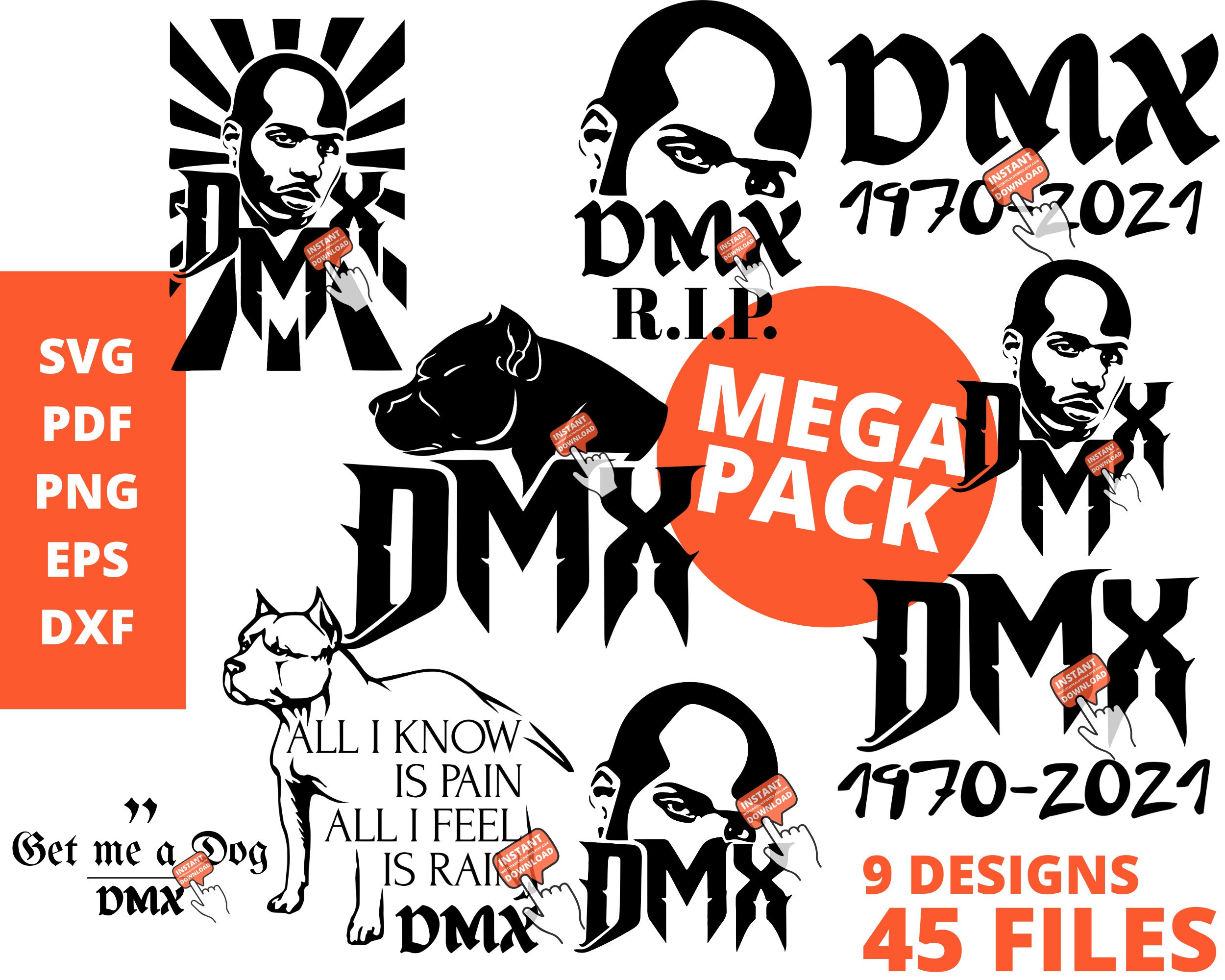 Download DMX svg rip DMX svg Earls Simmons svg dmx bundle svg dmx | Etsy