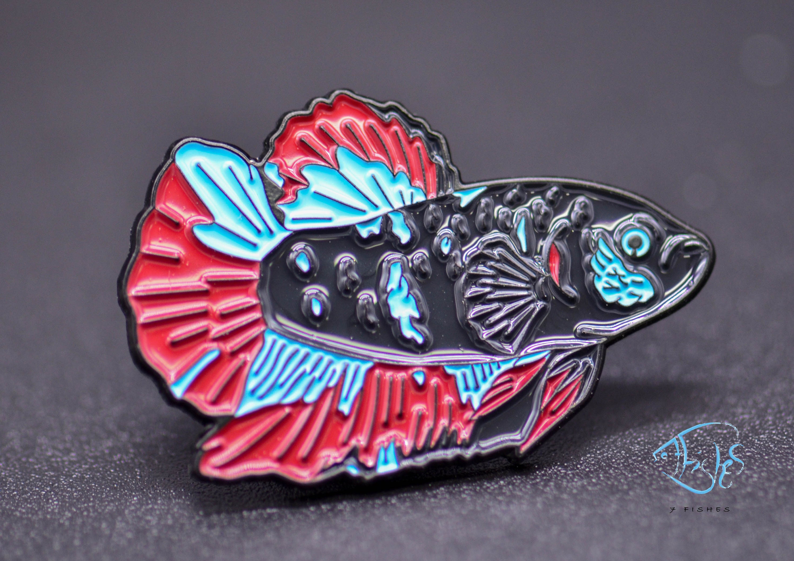Betta - Siamese Fighting Fish Enamel Pin - Etsy