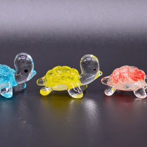 Glow in the dark Turtle Glass Ornament