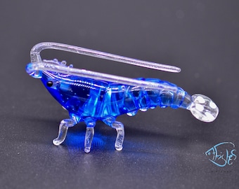 Ornamental Shrimp Glass Ornament