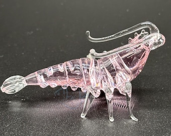 Ornamental Shrimp Glass Ornament