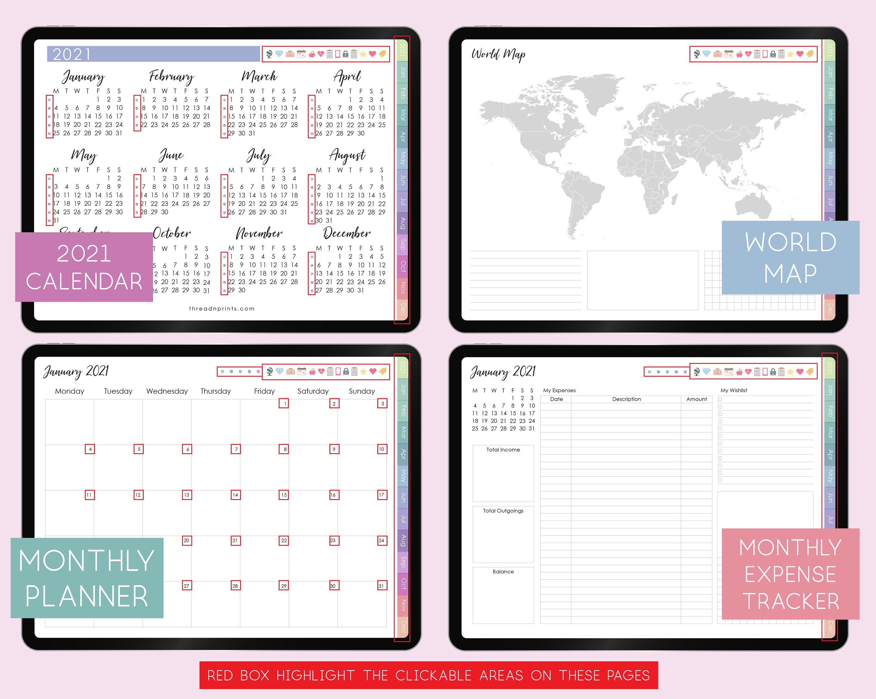 IPad Daily Planner Journal iPad Planner App With Stylus Etsy