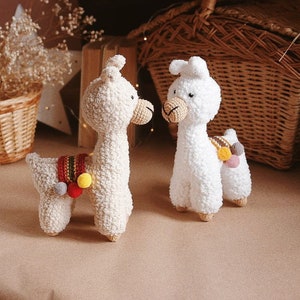 Alpaca llama Twin baby shower gift Gender reveal New parent congratulations stuffed animal soon to be mom congrats present idea